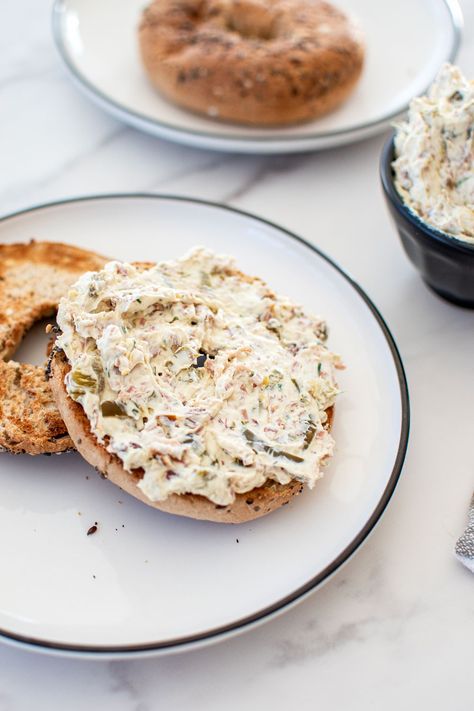 Jalapeños cream cheese bagel