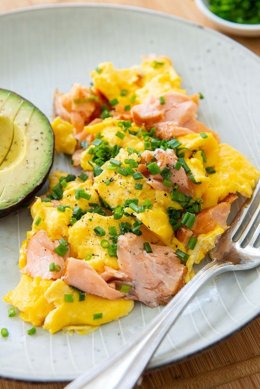 Lox omelet