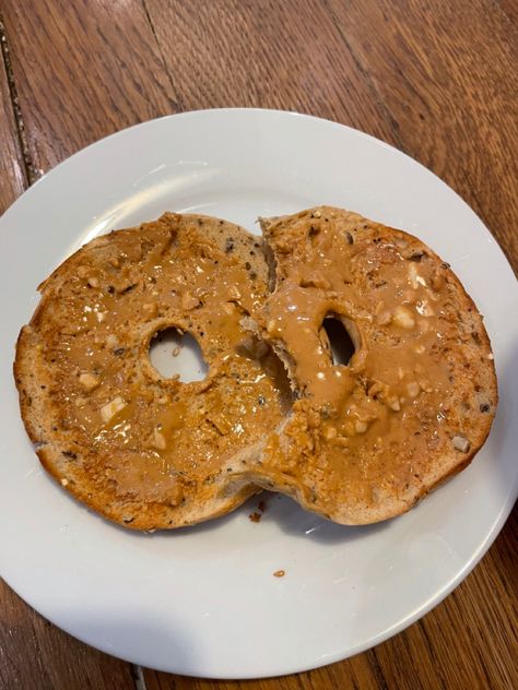 peanut butter bagel