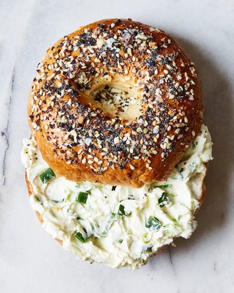Scallion cream cheese