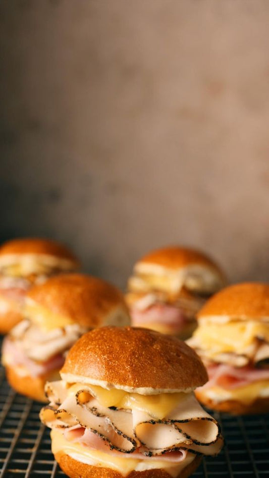 premium meat and cheese sandwich
